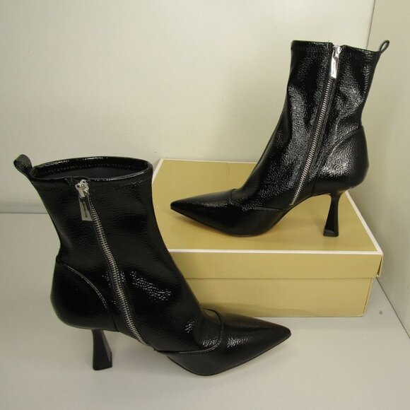 Michael Kors Women’s Clara Mid Bootie – Black Leather – Size 9 - Picture 1 of 1